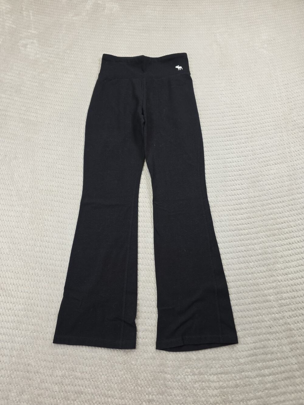Abercrombie Kids Pants Girls 11/12 Black Yoga Flare High Rise
